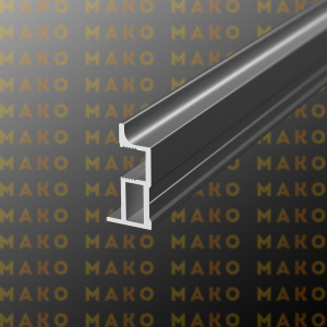 Профиль вертикальный MS164 Графит (A19)